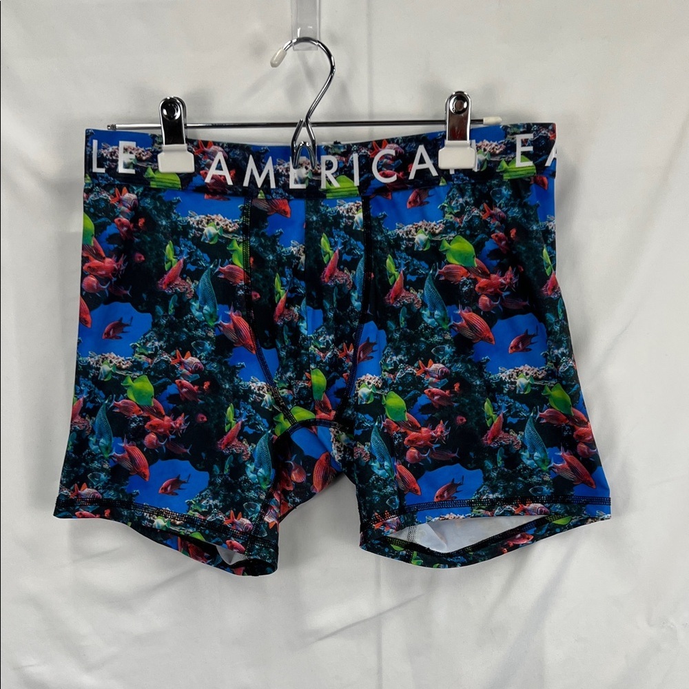 American Eagle - Men’s Briefs - Flex - XL - Fish - Aquarium - Neon